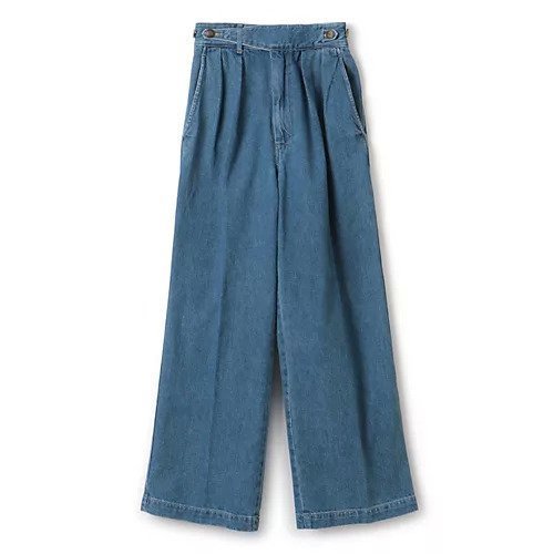 【オーシバル/ORCIVAL】のGURKHA PANTS インテリア・キッズ・メンズ・レディースファッション・服の通販 founy(ファニー) 　ファッション　Fashion　レディースファッション　WOMEN　パンツ　Pants　デニム　Denim　ロング　Long　ワイド　Wide　洗える　Washable　BLUE INDIGO|ID: prp329100004552044 ipo3291000000032353174