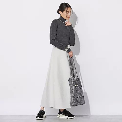 【アダワス/ADAWAS】のSHINY BOUCLE SKIRT 人気、トレンドファッション・服の通販 founy(ファニー) 　ファッション　Fashion　レディースファッション　WOMEN　スカート　Skirt　トレンド　Trend　フレア　Flare　other-2|ID: prp329100004552055 ipo3291000000032171749