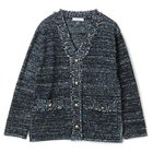 【スアデオ/suadeo】のニットツイードジャケット ネイビーミックス|ID: prp329100004552084 ipo3291000000032638966