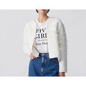 【アダワス/ADAWAS】 FRENGE TWEED JACKET人気、トレンドファッション・服の通販 founy(ファニー) ファッション Fashion レディースファッション WOMEN アウター Coat Outerwear ジャケット Jackets エレガント 上品 Elegant ショート Short フリンジ Fringe 別注 Special Order |ID:prp329100004552108