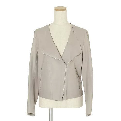 【ロゥタス/Rawtus】の薄軽レザーライダース風カーディガン インテリア・キッズ・メンズ・レディースファッション・服の通販 founy(ファニー) 　ファッション　Fashion　レディースファッション　Ladies' Fashion Online　トップス・カットソー　Tops/Tshirt　カーディガン　Cardigans　エレガント 上品　Elegant　カーディガン　Cardigan　ライダース　Riders　人気　Popularity　ベージュ|ID: prp329100004552120 ipo3291000000032631778