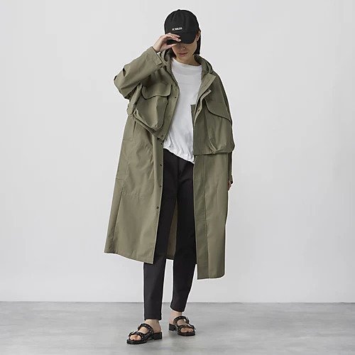 【コグ ザビッグスモーク/COGTHEBIGSMOKE】のJUDY 2-WAY COAT インテリア・キッズ・メンズ・レディースファッション・服の通販 founy(ファニー) https://founy.com/ ファッション Fashion レディースファッション WOMEN アウター Coat Outerwear コート Coats コンパクト Compact サテン Satin ショート Short ジャージ Jersey ストレッチ Stretch パーカー Hoodie ポケット Pocket |ID: prp329100004552167 ipo3291000000032172286