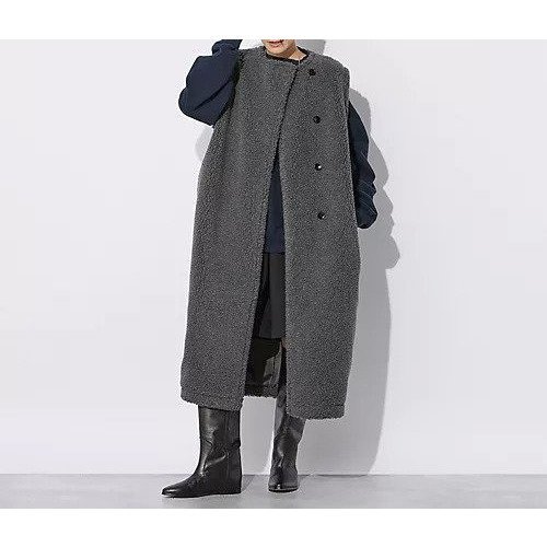 【アダワス/ADAWAS】のBOA LONG GILET 人気、トレンドファッション・服の通販 founy(ファニー) 　ファッション　Fashion　レディースファッション　WOMEN　アウター　Coat Outerwear　トップス・カットソー　Tops/Tshirt　ベスト/ジレ　Gilets/Vests　フロント　Front　ベスト　Vest　ポケット　Pocket　ロング　Long　other-2|ID: prp329100004552170 ipo3291000000032172309
