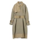 【マラミュート/MALAMUTE】のpleated trench coat 人気、トレンドファッション・服の通販 founy(ファニー) ファッション Fashion レディースファッション Fashion for Women アウター Coat / Outerwear Collection コート・ロングコート・ピーコート Long Coats, Peacoats & More トレンチコート / 春秋の定番アウター Trench Coats エレガント 上品 Elegant ギャザー Gathered, Ruffled フレア Flare, Flared thumbnail BEIGE|ID: prp329100004552177 ipo3291000000033515107