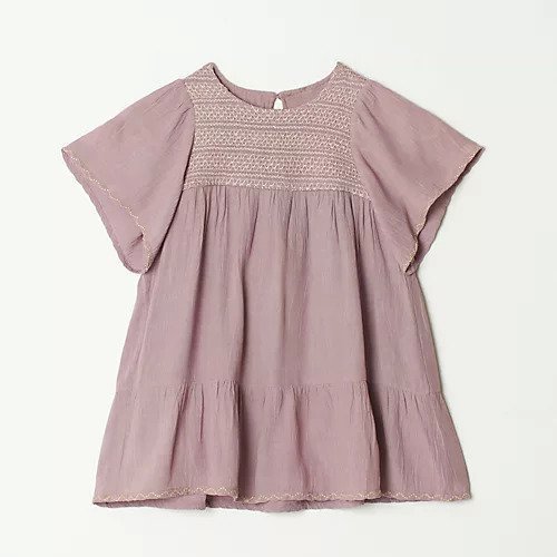 【オージュ/ooju / KIDS】の【洗える】刺繍ワンピース インテリア・キッズ・メンズ・レディースファッション・服の通販 founy(ファニー) https://founy.com/ ファッション Fashion キッズファッション KIDS Children’s Clothing ワンピース Dress/Kids おすすめ Recommend シャーリング Shirring ティアードワンピース Tiered Dress パープル Purple フレア Flare 別注 Special Order 洗える Washable |ID: prp329100004552202 ipo3291000000032639821
