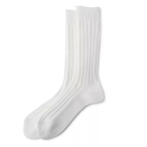 【リノ/LENO / MEN】のCOTTON RIB SOCKS 【BIG】 インテリア・キッズ・メンズ・レディースファッション・服の通販 founy(ファニー) 　ファッション　Fashion　メンズファッション　Fashion for Men　アンティーク　Antique-Inspired　ギフト プレゼント　Gift / Present　定番　Standard, Basic Item　WHITE|ID: prp329100004552207 ipo3291000000033149183