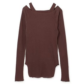 【クワギ/QUWAGI】のHEMP LAYERED TEE 人気、トレンドファッション・服の通販 founy(ファニー) ファッション Fashion レディースファッション WOMEN タンク Tank バランス Balance 洗える Washable 長袖 Long Sleeve |ID:prp329100004553148