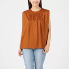 【トゥエルブクローゼット/12closet】の【洗える】ギャザーノースリーブT 人気、トレンドファッション・服の通販 founy(ファニー) ファッション Fashion レディースファッション WOMEN トップス・カットソー Tops/Tshirt キャミソール / ノースリーブ No Sleeves ギャザー Gather クール Cool ドレープ Drape ノースリーブ No Sleeve フェミニン Feminine ボックス Box 洗える Washable thumbnail テラコッタ|ID: prp329100004553150 ipo3291000000032182124