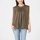 【トゥエルブクローゼット/12closet】の【洗える】ギャザーノースリーブT 人気、トレンドファッション・服の通販 founy(ファニー) ファッション Fashion レディースファッション WOMEN トップス・カットソー Tops/Tshirt キャミソール / ノースリーブ No Sleeves ギャザー Gather クール Cool ドレープ Drape ノースリーブ No Sleeve フェミニン Feminine ボックス Box 洗える Washable thumbnail カーキ|ID: prp329100004553150 ipo3291000000032182126
