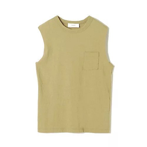【ラシュモン/Lachement】のポケットつきノースリーブトップス インテリア・キッズ・メンズ・レディースファッション・服の通販 founy(ファニー) 　ファッション　Fashion　レディースファッション　WOMEN　トップス・カットソー　Tops/Tshirt　キャミソール / ノースリーブ　No Sleeves　カットソー　Cut And Sew　ノースリーブ　No Sleeve　ポケット　Pocket　洗える　Washable　ベージュ|ID: prp329100004553154 ipo3291000000032182152