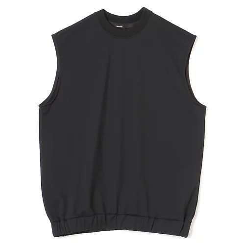【ゼロエイトサーカス/08sircus】のFine poly organic cotton gemini pile sleeveless top インテリア・キッズ・メンズ・レディースファッション・服の通販 founy(ファニー) 　ファッション　Fashion　レディースファッション　WOMEN　トップス・カットソー　Tops/Tshirt　2024年　2024　2024春夏・S/S　Ss,Spring/Summer,2024　ギャザー　Gather　チェック　Check　ノースリーブ　No Sleeve　ベスト　Vest　洗える　Washable　長袖　Long Sleeve　black|ID: prp329100004553161 ipo3291000000032349204