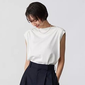 【ユニオンランチ/UNION LAUNCH】のBOAT NECK N/S T-SHIRT 人気、トレンドファッション・服の通販 founy(ファニー) ファッション Fashion レディースファッション WOMEN トップス・カットソー Tops/Tshirt シャツ/ブラウス Shirts/Blouses ロング / Tシャツ T-Shirts 定番 Standard 洗える Washable |ID:prp329100004553162
