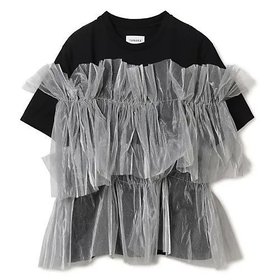 【タナカ/TANAKA】のTHE TEE+ 人気、トレンドファッション・服の通販 founy(ファニー) ファッション Fashion レディースファッション Fashion for Women 2024年 2024 2024春夏・S/S Spring/Summer 2024 SS24 シルバー Silver, Metallic Silver フリル Frill, Ruffle |ID:prp329100004553179