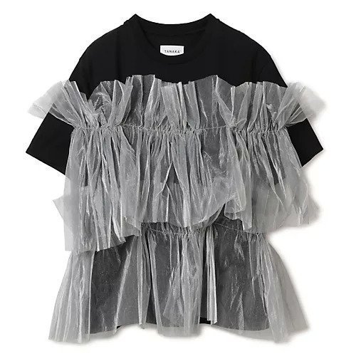【タナカ/TANAKA】のTHE TEE+ 人気、トレンドファッション・服の通販 founy(ファニー) 　ファッション　Fashion　レディースファッション　Fashion for Women　2024年　2024　2024春夏・S/S　Spring/Summer 2024 SS24　シルバー　Silver, Metallic Silver　フリル　Frill, Ruffle　 other-1|ID: prp329100004553179 ipo3291000000033511541