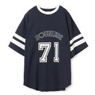 【ナウンレス/NOUNLESS】のNOUNLESS UNIFORM BIG TEE 人気、トレンドファッション・服の通販 founy(ファニー) ファッション Fashion レディースファッション WOMEN カットソー Cut And Sew グラフィック Graphic ジャージ Jersey バランス Balance プリント Print thumbnail NAVY|ID: prp329100004553180 ipo3291000000032182362