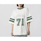 【ナウンレス/NOUNLESS】のNOUNLESS UNIFORM BIG TEE 人気、トレンドファッション・服の通販 founy(ファニー) ファッション Fashion レディースファッション Fashion for Women カットソー Cut and Sewn Top グラフィック Graphic, Graphic Design バランス Balance, Style Balance プリント Print, Printed Pattern thumbnail MILK|ID: prp329100004553180 ipo3291000000034616581