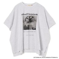 【スアデオ/suadeo】の【suadeo別注】LIFE ルーズシルエットTシャツ 人気、トレンドファッション・服の通販 founy(ファニー) ファッション Fashion レディースファッション WOMEN トップス・カットソー Tops/Tshirt シャツ/ブラウス Shirts/Blouses ロング / Tシャツ T-Shirts 洗える Washable グラフィック Graphic コレクション Collection シンプル Simple スリット Slit 雑誌 Magazine バランス Balance プリント Print 別注 Special Order モノトーン Monotone |ID:prp329100004553182