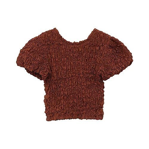 【クラネ/CLANE】のW FACE SHIRRING TOPS インテリア・キッズ・メンズ・レディースファッション・服の通販 founy(ファニー) 　ファッション　Fashion　レディースファッション　Fashion for Women　トップス・カットソー　Cut & Sew Tops　2025年　2025　2025春夏・S/S　Spring/Summer 2025 SS25　コンパクト　Compact, Small Size　シャーリング　Shirring, Ruched　シンプル　Simple, Minimal　フェイス　Face, Facial Design　今季　This Season, Current Season　BROWN|ID: prp329100004553183 ipo3291000000032182378