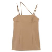 【クラネ/CLANE】のSLANT BUSTIER 人気、トレンドファッション・服の通販 founy(ファニー) ファッション Fashion レディースファッション Fashion for Women トップス・カットソー Cut & Sew Tops ビスチェ Bustiers & Corset Tops / Layered Bustier Style 2022年 2022 2022 春夏 S/S Spring/Summer 2022 SS22 アシンメトリー Asymmetrical Style クール Cool, Chic バランス Balance, Style Balance ビスチェ Bustier, Corset Top 洗える Machine Washable |ID:prp329100004553184