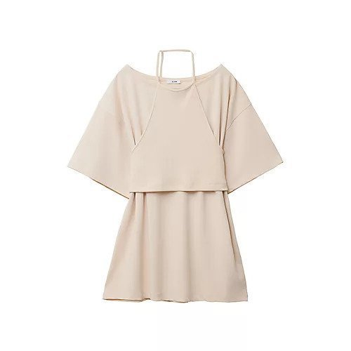 【クラネ/CLANE】のHALTER BUSTIER SET TEE インテリア・キッズ・メンズ・レディースファッション・服の通販 founy(ファニー) 　ファッション　Fashion　レディースファッション　Fashion for Women　トップス・カットソー　Cut & Sew Tops　ビスチェ　Bustiers & Corset Tops / Layered Bustier Style　2024年　2024　2024春夏・S/S　Spring/Summer 2024 SS24　おすすめ　Recommended / Our Picks　ビスチェ　Bustier, Corset Top　夏　Summer　IVORY|ID: prp329100004553187 ipo3291000000033511474