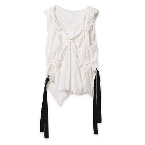 【タナカ/TANAKA】のONE-PEACE FLOWER TANK インテリア・キッズ・メンズ・レディースファッション・服の通販 founy(ファニー) 　ファッション　Fashion　レディースファッション　WOMEN　2024年　2024　2024春夏・S/S　Ss,Spring/Summer,2024　タンク　Tank　フラワー　Flower　WHITE|ID: prp329100004553189 ipo3291000000032349302