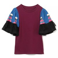 【ミュベール/MUVEIL】のドールプリントカットソー 人気、トレンドファッション・服の通販 founy(ファニー) ファッション Fashion レディースファッション WOMEN トップス・カットソー Tops/Tshirt カットソー Cut and Sewn ガーリー Girly シンプル Simple フレア Flare プリント Print レース Race 洗える Washable |ID:prp329100004553200