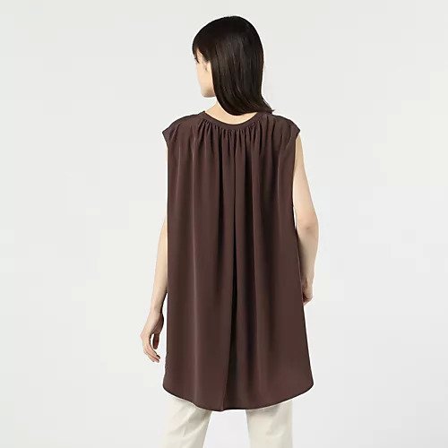 【アダワス/ADAWAS】のBACK FLARED TOP 人気、トレンドファッション・服の通販 founy(ファニー) 　ファッション　Fashion　レディースファッション　WOMEN　ワンピース　Dress　フレア　Flare　フロント　Front　リラックス　Relax　other-3|ID: prp329100004553202 ipo3291000000032182469