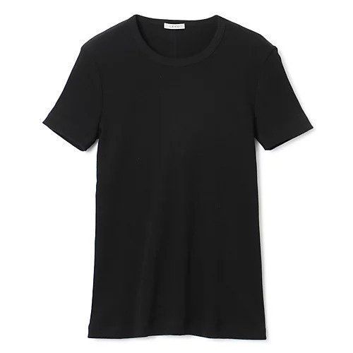 【リノ/LENO】のPETITE T-SHIRT インテリア・キッズ・メンズ・レディースファッション・服の通販 founy(ファニー) 　ファッション　Fashion　レディースファッション　Fashion for Women　トップス・カットソー　Cut & Sew Tops　シャツ・ブラウス・オフィスカジュアル　Elegant Blouses & Button-Ups　ロングTシャツ・Tシャツ　Longline T-Shirts & Tees　ベーシック　Basic, Essential　モダン　Modern, Contemporary　定番　Standard, Basic Item　洗える　Machine Washable　BLACK|ID: prp329100004553210 ipo3291000000034616572