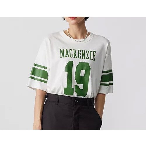 【シオタ/CIOTA】のFootball T-Shirts インテリア・キッズ・メンズ・レディースファッション・服の通販 founy(ファニー) 　ファッション　Fashion　レディースファッション　WOMEN　トップス・カットソー　Tops/Tshirt　シャツ/ブラウス　Shirts/Blouses　ロング / Tシャツ　T-Shirts　カシミヤ　Cashmere　クラシカル　Classical　シルク　Silk　タンブラー　Tumbler　ヴィンテージ　Vintage　Off|ID: prp329100004553224 ipo3291000000032349783