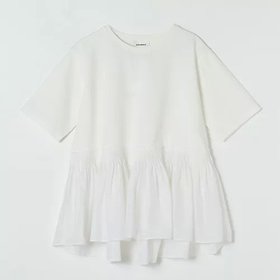 【アダワス/ADAWAS】の【HPS別注】Tuck Tee 人気、トレンドファッション・服の通販 founy(ファニー) ファッション Fashion レディースファッション WOMEN ノースリーブ No Sleeve ペプラム Peplum 別注 Special Order 半袖 Short Sleeve 洗える Washable |ID:prp329100004553227