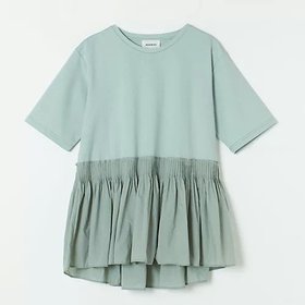 【アダワス/ADAWAS】の【HPS別注】Tuck Tee 人気、トレンドファッション・服の通販 founy(ファニー) ファッション Fashion レディースファッション Fashion for Women ノースリーブ Sleeveless, No-Sleeve ペプラム Peplum, Flared Hem 別注 Limited Edition, Custom Order 半袖 Short Sleeve, Half Sleeve 洗える Machine Washable |ID:prp329100004553227