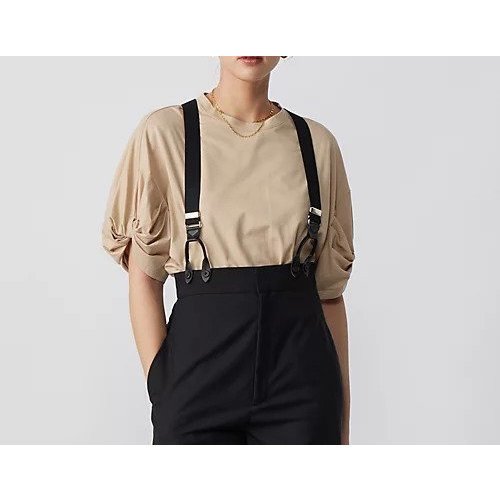 【サヤカ デイヴィス/SAYAKA DAVIS】のツイストスリーブTシャツ インテリア・キッズ・メンズ・レディースファッション・服の通販 founy(ファニー) 　ファッション　Fashion　レディースファッション　WOMEN　トップス・カットソー　Tops/Tshirt　シャツ/ブラウス　Shirts/Blouses　ロング / Tシャツ　T-Shirts　スリーブ　Sleeve　ツイスト　Twist　人気　Popularity　洗える　Washable　Biscotti|ID: prp329100004553234 ipo3291000000032349613