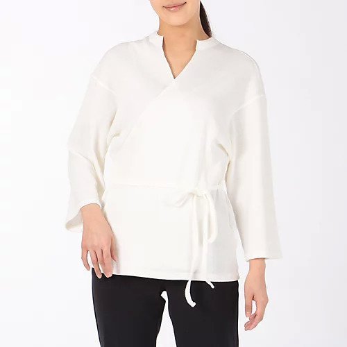 【ジェーンスミス/JANE SMITH】のOVER SIZE CACHECOEUR インテリア・キッズ・メンズ・レディースファッション・服の通販 founy(ファニー) 　ファッション　Fashion　レディースファッション　Fashion for Women　カシュクール　Wrap Design　ホワイト|ID: prp329100004553235 ipo3291000000032630150