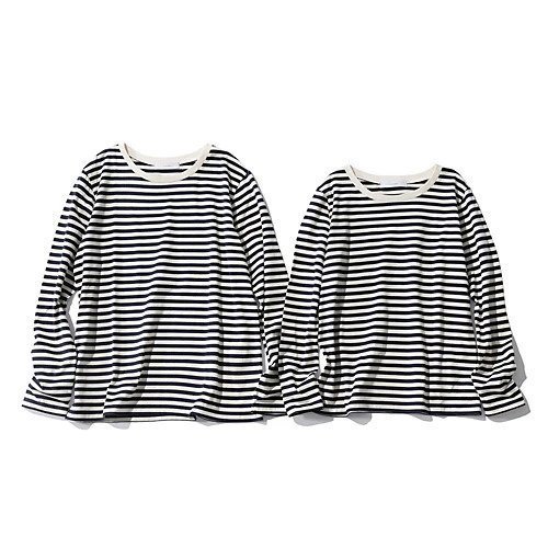 【スアデオ/suadeo】の【Munich】コラボキレイ目ボーダーロングTシャツ 人気、トレンドファッション・服の通販 founy(ファニー) 　ファッション　Fashion　レディースファッション　WOMEN　トップス・カットソー　Tops/Tshirt　シャツ/ブラウス　Shirts/Blouses　ロング / Tシャツ　T-Shirts　シルク　Silk　シンプル　Simple　ボーダー　Border　ロング　Long　定番　Standard　日本製　Made In Japan　洗える　Washable　other-2|ID: prp329100004553241 ipo3291000000032182672