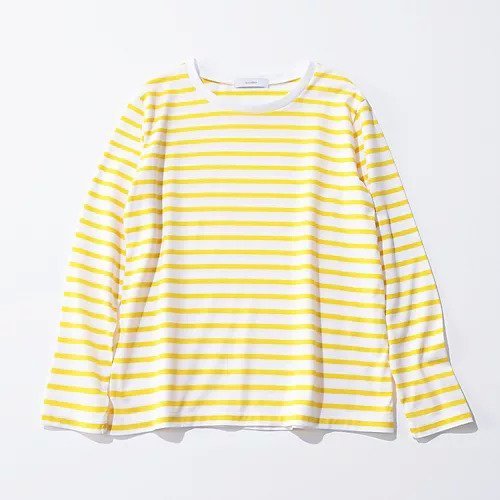 【スアデオ/suadeo】の【Munich】コラボキレイ目ボーダーロングTシャツ 人気、トレンドファッション・服の通販 founy(ファニー) 　ファッション　Fashion　レディースファッション　WOMEN　トップス・カットソー　Tops/Tshirt　シャツ/ブラウス　Shirts/Blouses　ロング / Tシャツ　T-Shirts　シルク　Silk　シンプル　Simple　ボーダー　Border　ロング　Long　定番　Standard　日本製　Made In Japan　洗える　Washable　other-3|ID: prp329100004553241 ipo3291000000032182673