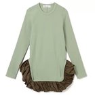 【トーガ/TOGA】のRib jersey L/S 人気、トレンドファッション・服の通販 founy(ファニー) ファッション Fashion レディースファッション WOMEN 2022年 2022 2022 春夏 S/S Ss,Spring/Summer,2022 シンプル Simple ジャージー Jersey フリル Frills 春 Spring thumbnail light green|ID: prp329100004553242 ipo3291000000032349733