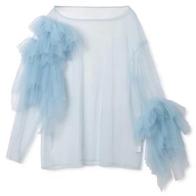 【マージ/MARGE】のTulle asymmetric decorative p/o 人気、トレンドファッション・服の通販 founy(ファニー) ファッション Fashion レディースファッション Fashion for Women 2024年 2024 2024春夏・S/S Spring/Summer 2024 SS24 チュール Tulip, Tulip Motif |ID:prp329100004553247
