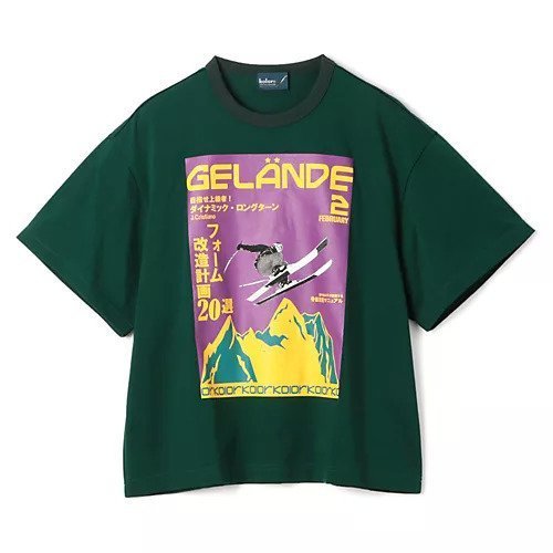 【カラー/kolor】のTシャツ インテリア・キッズ・メンズ・レディースファッション・服の通販 founy(ファニー) 　ファッション　Fashion　レディースファッション　WOMEN　トップス・カットソー　Tops/Tshirt　シャツ/ブラウス　Shirts/Blouses　ロング / Tシャツ　T-Shirts　2024年　2024　2024春夏・S/S　Ss,Spring/Summer,2024　スポーツ　Sports　プリント　Print　ワイド　Wide　洗える　Washable　Viridian|ID: prp329100004553249 ipo3291000000032349632