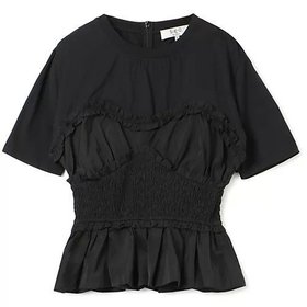 【シー ニューヨーク/Sea NEW YORK】のDIANA TAFFETA S/SLV TOP (D1) 人気、トレンドファッション・服の通販 founy(ファニー) ファッション Fashion レディースファッション WOMEN 2024年 2024 2024春夏・S/S Ss,Spring/Summer,2024 ギャザー Gather コルセット Corset セットアップ Set Up タフタ Taffeta ペプラム Peplum エレガント 上品 Elegant 半袖 Short Sleeve |ID:prp329100004553250