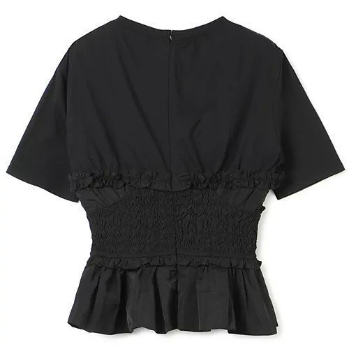 【シー ニューヨーク/Sea NEW YORK】のDIANA TAFFETA S/SLV TOP (D1) 人気、トレンドファッション・服の通販 founy(ファニー) 　ファッション　Fashion　レディースファッション　Fashion for Women　2024年　2024　2024春夏・S/S　Spring/Summer 2024 SS24　ギャザー　Gathered, Ruffled　コルセット　Corset, Bustier　セットアップ　Set-Up, Coordinated Outfit　タフタ　Taffeta, Structured Fabric　ペプラム　Peplum, Flared Hem　エレガント 上品　Elegant　半袖　Short Sleeve, Half Sleeve　other-2|ID: prp329100004553250 ipo3291000000033059326