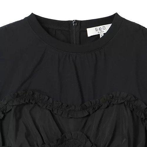 【シー ニューヨーク/Sea NEW YORK】のDIANA TAFFETA S/SLV TOP (D1) 人気、トレンドファッション・服の通販 founy(ファニー) 　ファッション　Fashion　レディースファッション　Fashion for Women　2024年　2024　2024春夏・S/S　Spring/Summer 2024 SS24　ギャザー　Gathered, Ruffled　コルセット　Corset, Bustier　セットアップ　Set-Up, Coordinated Outfit　タフタ　Taffeta, Structured Fabric　ペプラム　Peplum, Flared Hem　エレガント 上品　Elegant　半袖　Short Sleeve, Half Sleeve　other-3|ID: prp329100004553250 ipo3291000000033059328