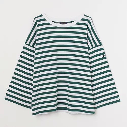 【ルミノア/Le minor】のMARINIERE BRENDA インテリア・キッズ・メンズ・レディースファッション・服の通販 founy(ファニー) 　ファッション　Fashion　レディースファッション　Fashion for Women　コラボ　Collaboration, Collab　フィット　Fit, Slim Fit　エレガント 上品　Elegant　洗える　Machine Washable　グリーン太ピッチ(WHITE/VERT FONCE)|ID: prp329100004553253 ipo3291000000032630332
