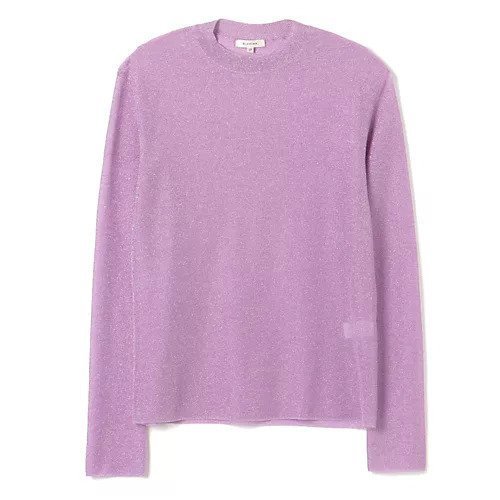 【ブラミンク/BLAMINK】のラメ18Gリブロングスリーブ インテリア・キッズ・メンズ・レディースファッション・服の通販 founy(ファニー) https://founy.com/ ファッション Fashion レディースファッション Fashion for Women 2024年 2024 2024春夏・S/S Spring/Summer 2024 SS24 軽量 Lightweight, Ultra Light |ID: prp329100004553255 ipo3291000000033511717
