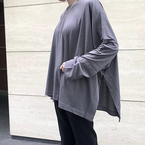 【エスロー/ESLOW】のワイドプルオーバー 人気、トレンドファッション・服の通販 founy(ファニー) 　ファッション　Fashion　レディースファッション　Fashion for Women　トップス・カットソー　Cut & Sew Tops　カジュアルプルオーバー・ニットトップス　Pullovers & Knit Tops / Casual Pullovers　ドレープ　Drape, Draping Fabric　ベーシック　Basic, Essential　ワイド　Wide, Wide Fit　洗える　Machine Washable　other-2|ID: prp329100004553262 ipo3291000000033139571