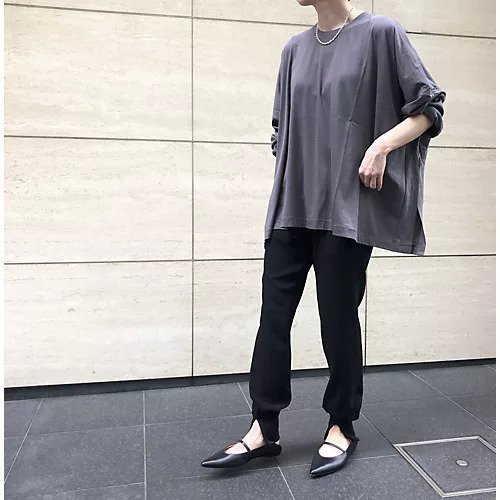 【エスロー/ESLOW】のワイドプルオーバー 人気、トレンドファッション・服の通販 founy(ファニー) 　ファッション　Fashion　レディースファッション　Fashion for Women　トップス・カットソー　Cut & Sew Tops　カジュアルプルオーバー・ニットトップス　Pullovers & Knit Tops / Casual Pullovers　ドレープ　Drape, Draping Fabric　ベーシック　Basic, Essential　ワイド　Wide, Wide Fit　洗える　Machine Washable　other-3|ID: prp329100004553262 ipo3291000000033139572