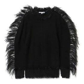 【トーガ/TOGA】のFur tape knit pullover 人気、トレンドファッション・服の通販 founy(ファニー) ファッション Fashion レディースファッション Fashion for Women トップス・カットソー Cut & Sew Tops ニット Knit Tops & Sweaters カジュアルプルオーバー・ニットトップス Pullovers & Knit Tops / Casual Pullovers 2022年 2022 2022-2023秋冬・A/W Autumn/Winter 2022–23 AW22–23 シンプル Simple, Minimal スリーブ Sleeve, Long Sleeve / Short Sleeve フェミニン Feminine, Girly A/W・秋冬 Autumn/Winter |ID:prp329100004553264