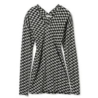 【ビューティフル ピープル/beautiful people】のmilanese jersey V neck top 人気、トレンドファッション・服の通販 founy(ファニー) ファッション Fashion レディースファッション WOMEN ワンピース Dress 2022年 2022 2022-2023秋冬・A/W Aw/Autumn/Winter//Fw/Fall-Winter/2022-2023 ジャージー Jersey チェック Check フィット Fit |ID:prp329100004553266