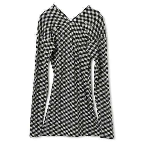 【ビューティフル ピープル/beautiful people】のmilanese jersey V neck top 人気、トレンドファッション・服の通販 founy(ファニー) 　ファッション　Fashion　レディースファッション　WOMEN　ワンピース　Dress　2022年　2022　2022-2023秋冬・A/W　Aw/Autumn/Winter//Fw/Fall-Winter/2022-2023　ジャージー　Jersey　チェック　Check　フィット　Fit　other-2|ID: prp329100004553266 ipo3291000000032182784