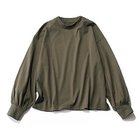 【トゥエルブクローゼット/12closet】の【コラボ】【洗える】ギャザースリーブT カーキ|ID: prp329100004553270 ipo3291000000032612251
