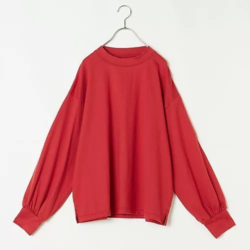 【トゥエルブクローゼット/12closet】の【コラボ】【洗える】ギャザースリーブT インテリア・キッズ・メンズ・レディースファッション・服の通販 founy(ファニー) 　ファッション　Fashion　レディースファッション　Fashion for Women　カットソー　Cut and Sewn Top　カフス　Cuff Design　ギャザー　Gathered, Ruffled　コラボ　Collaboration, Collab　スリーブ　Sleeve, Long Sleeve / Short Sleeve　ボーダー　Border, Stripe　洗える　Machine Washable　レッド|ID: prp329100004553270 ipo3291000000032612252
